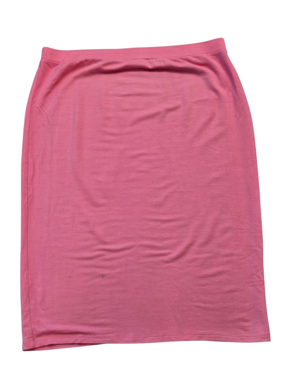 The Drop x Patricia Bright Hot Pink Knit Midi Skirt Column Pencil Barbie - XL